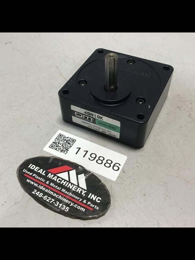 Used ORIENTAL MOTOR Gearhead 4GN18K Used