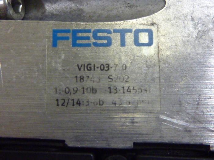 Used FESTO Control Block / Valve Terminal IFB13-03 #61269