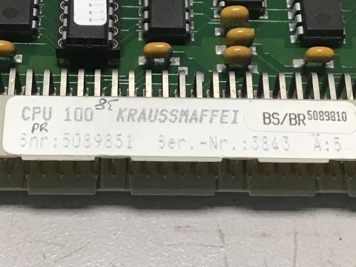 Used KRAUSS MAFFEI Circuit Board MC3 CPU 100 USED