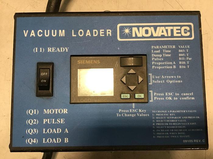 Used NOVATEC Vacuum Loader Control VL-3 / CTRL Used