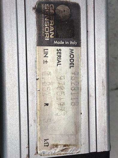 Used GEFRAN Linear Transducer 9628118 #138605