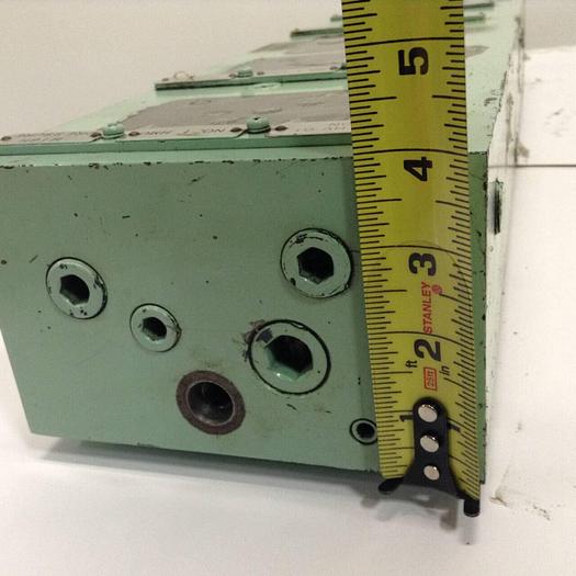 Used PARKER 6 Zone Hydraulic Manifold MANIFOLD712 #87712