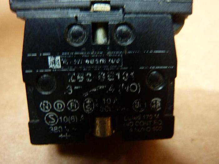 Used SCRAP/DNL/GENERIC Push Button PB223 AMBER #38223