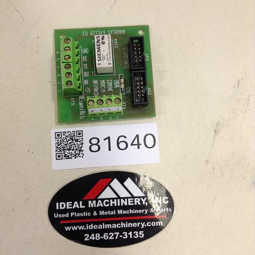 Used EUROTEK Circuit Board EU 027349 #81640