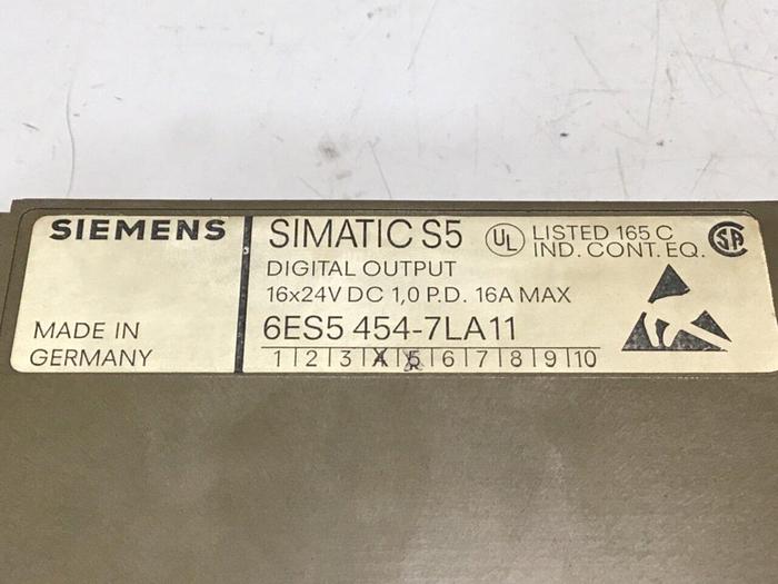 Used SIEMENS Digital Output 6ES5 454-7LA11 #133315