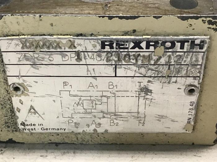 Used REXROTH Pressure Reducing Valve ZDR6DP140210YM12 #140447