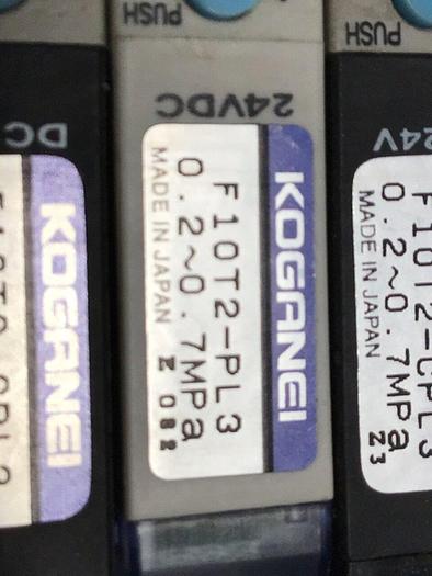 Used KOGANEI Manifold w/ Valves F10M8AJ #120910