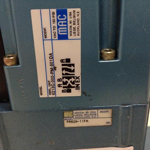 Used MAC Pneumatic Manifold Valve PR62A-11FA #69515