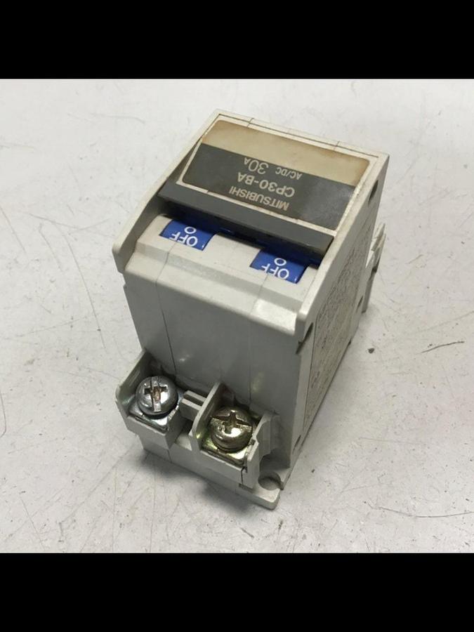 Used MITSUBISHI Circuit Breaker 30 Amp CP30-BA-2P-30A #119647