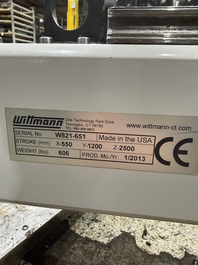 Used 2013 WITTMANN Robot W821 USED #152713 Not Cleaned Yet