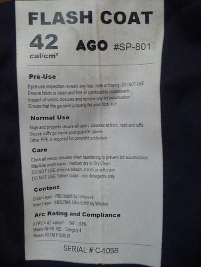 Used AGO Flash Suit SP-801 #30681