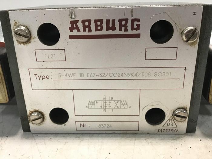 Used ARBURG Valve 54WE10E6732/CG24N9K4/T08 SO301 Used