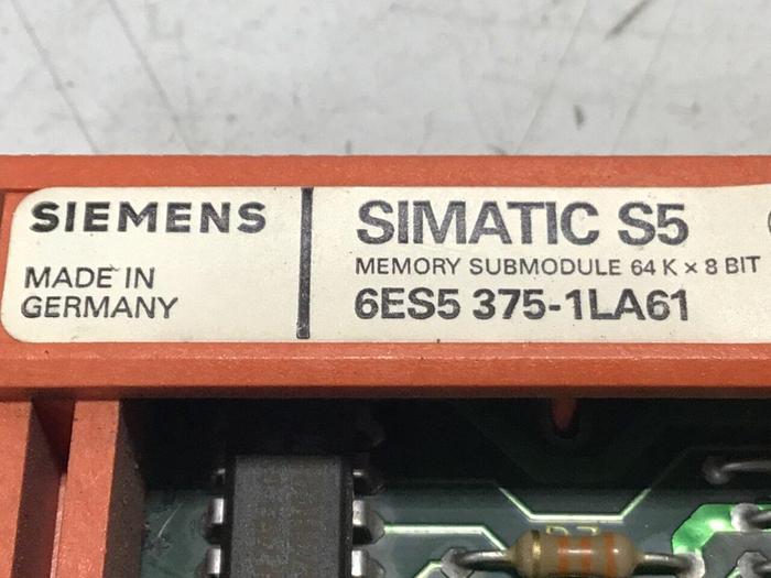 Used SIEMENS SIMATIC S5 Memory Submodule 6ES5 375-1LA61 #89545