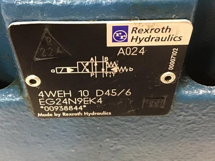 Used REXROTH Valve 4WE6D62EG24N9K4 Used