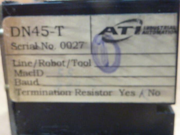 Used ATI INDUSTRIAL AUTOMATION Tool Changer DN45-T #31927