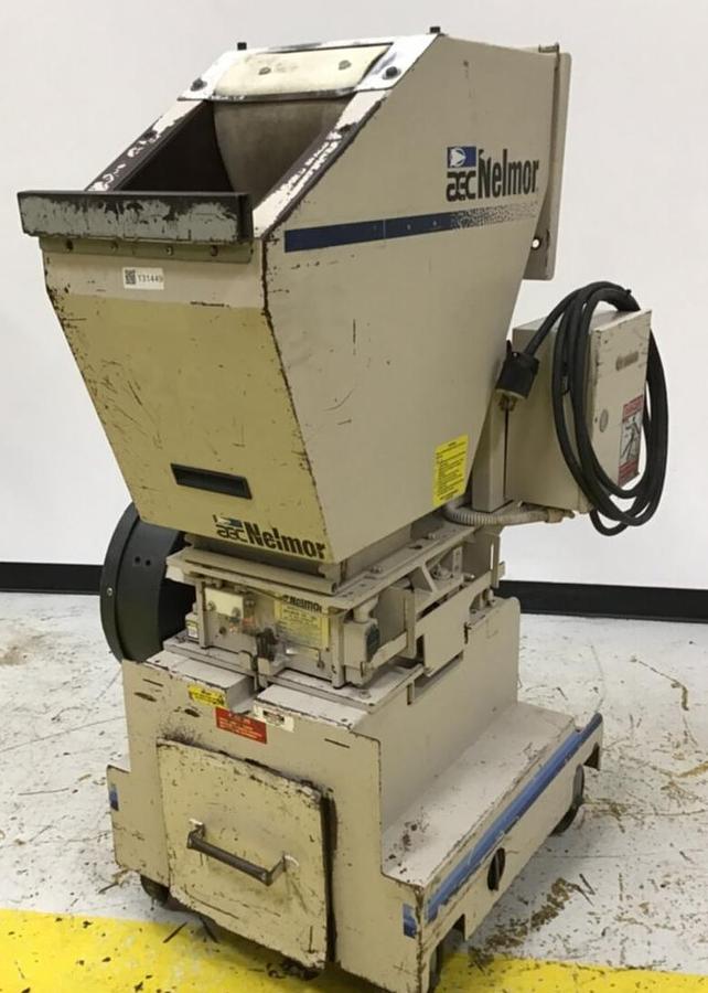 Used NELMOR 5 HP Grinder Granulator, G810FX, Used