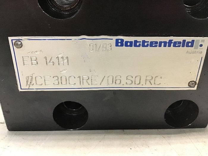 Used BATTENFELD Valve W2P32SN-6-AB Used