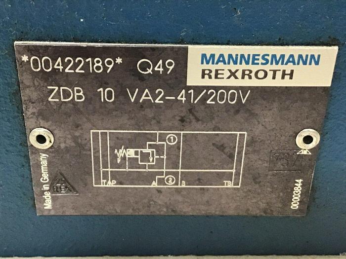 Used REXROTH Valve ZDB10VA241200V #130794