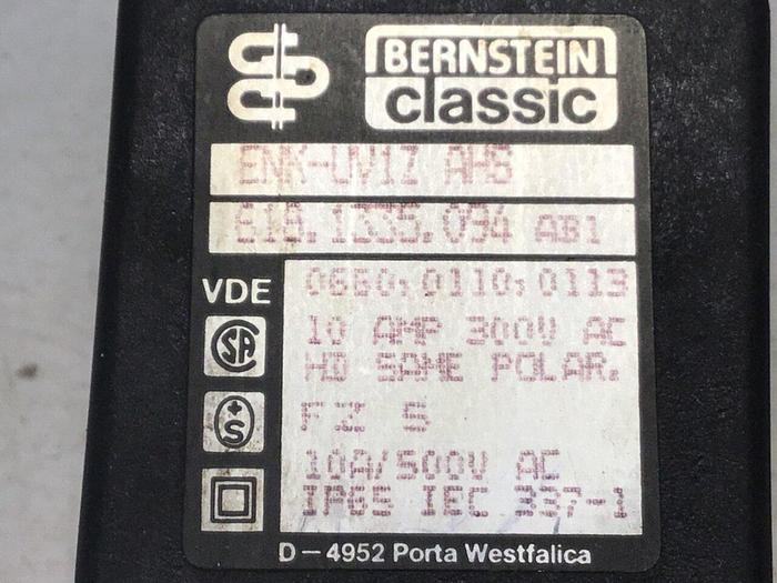 Used BERNSTEIN Limit Switch ENK-UV1Z AHS Used
