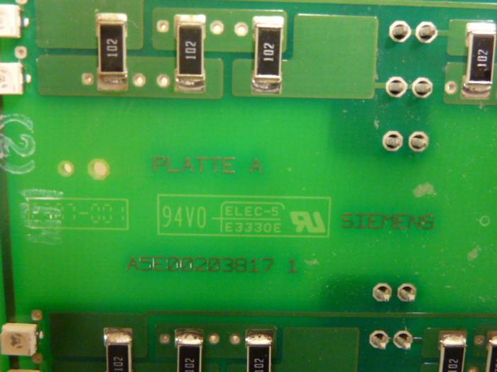 Used SIEMENS Circuit Board A5E00203817 1 #63542