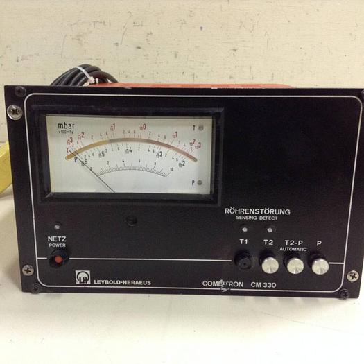 Used LEYBOLD HERAEUS Vacuum Gauge Controller CM330Used