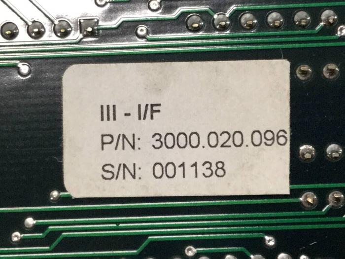 Used AMERICAN MSI Circuit Board 3000.020.096 #100167