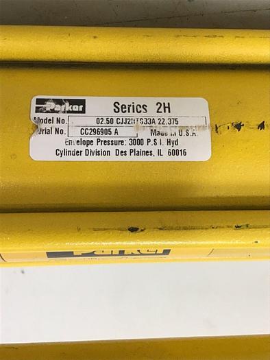Used PARKER Cylinder 02.50 CJJ2HTS33A 22.375 USED