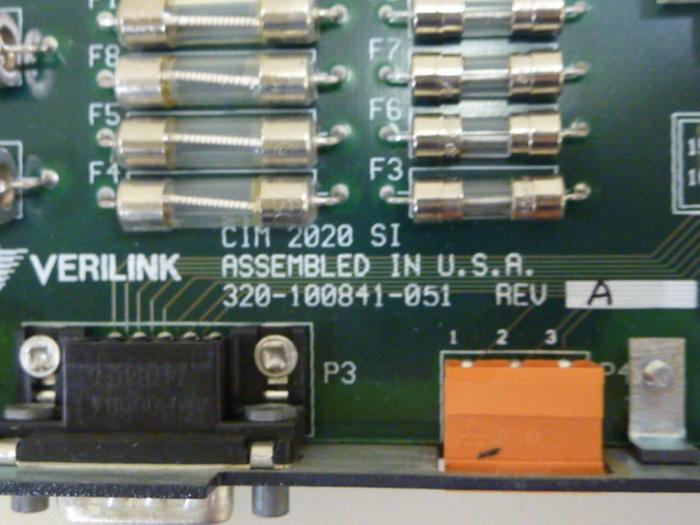 Used VERILINK Circuit Board CIM 2020 SI #55677