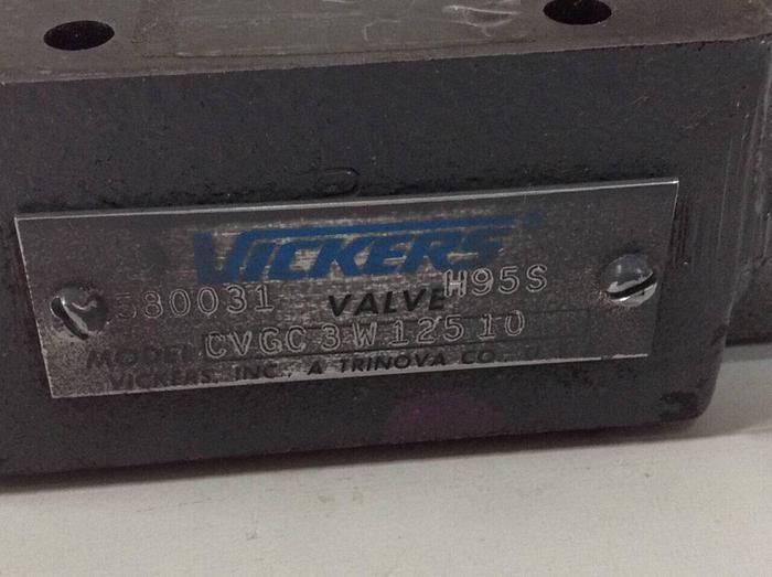 Used VICKERS Relief Valve CVGC 3 W 125 10 #89732