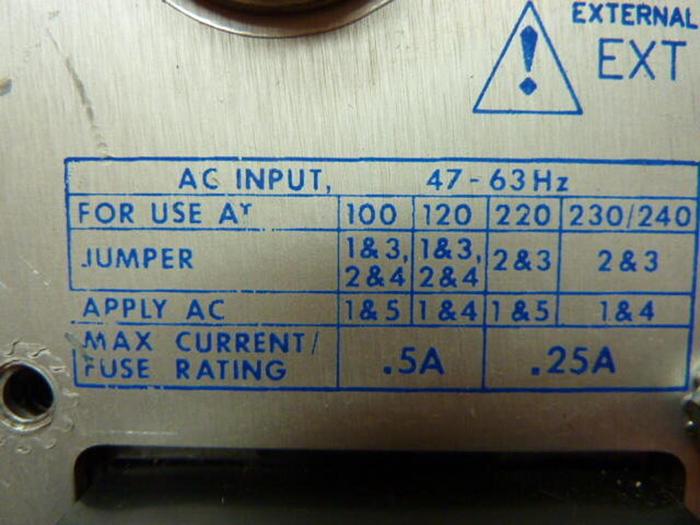 Used INTERNATIONAL POWER Power Supply 1HB5-3/OVP #22930