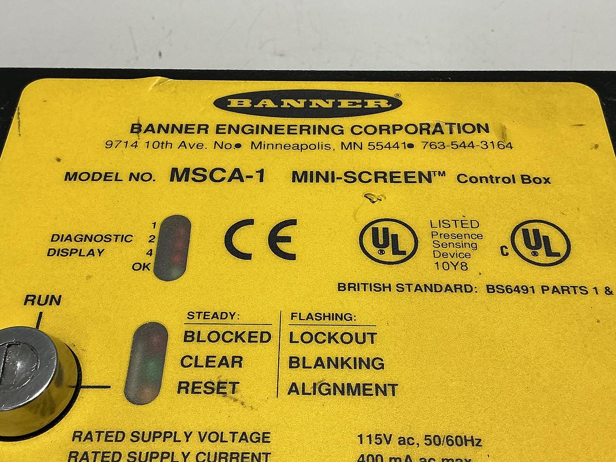 Used BANNER MSCA-1