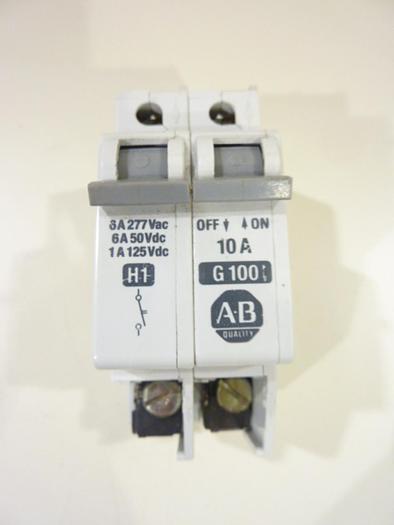 Used ALLEN BRADLEY Circuit Breaker 1492-CB1/G100/H1 SER A #41913
