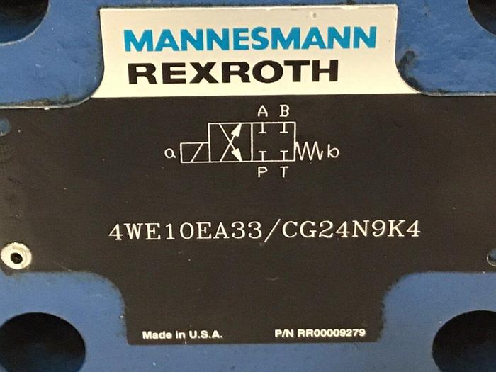 Used MANNESMANN REXROTH Valve 4WE10EA33/CG24N9K4 Used