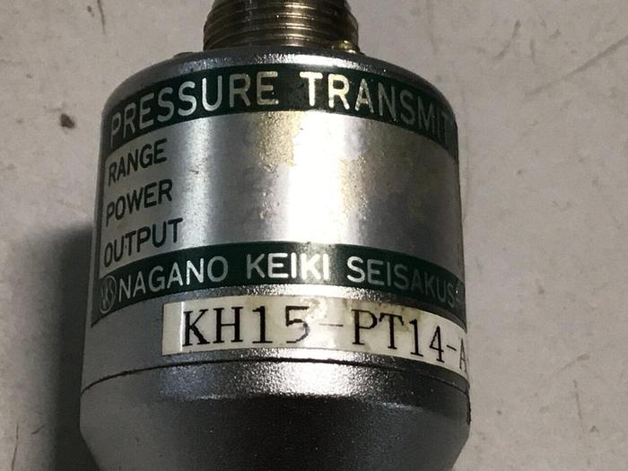Used NAGANO Pressure Transmitter KH15-PT14-A-200-1.0 #126573
