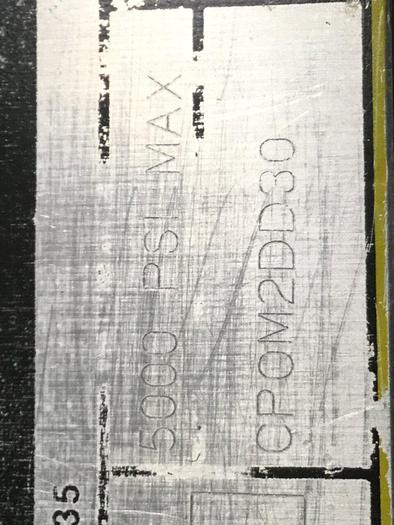 Used PARKER Hydraulic Check Valve CPOM2DD 30 #105629