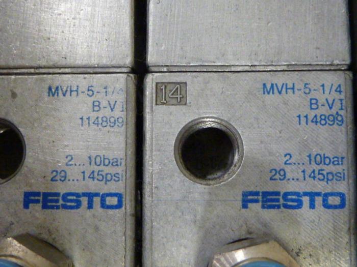 Used FESTO Control Block / Valve Terminal IFB8-02 #52856