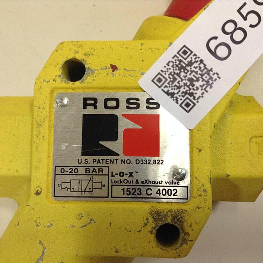 Used ROSS Lock-Out And Exhaust Valve 1523 C 4002 #68599