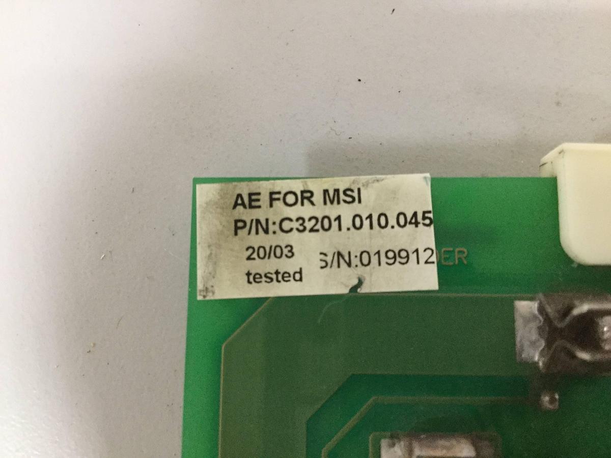 Used AMERICAN MSI Control Board C3201.010.045 Used 