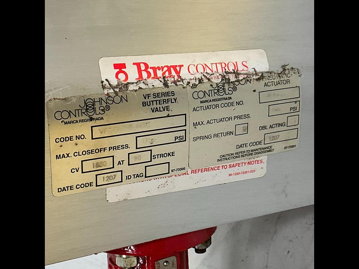 Used BRAY C1/ND1/416SS/EPDM