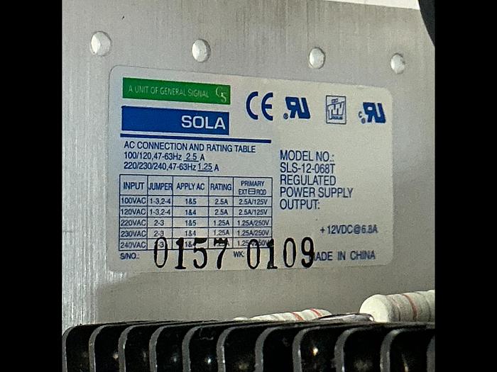 Used SOLA SLS-12-068T