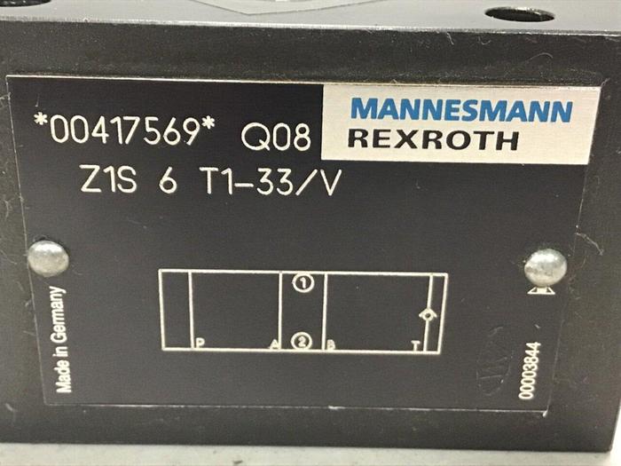 Used REXROTH Valve Z1S6T133 #129651
