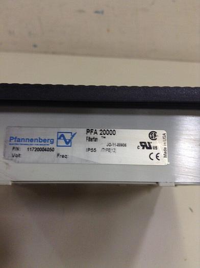 Used PFANNENBERG Filter Fan PFA 20000 #67709