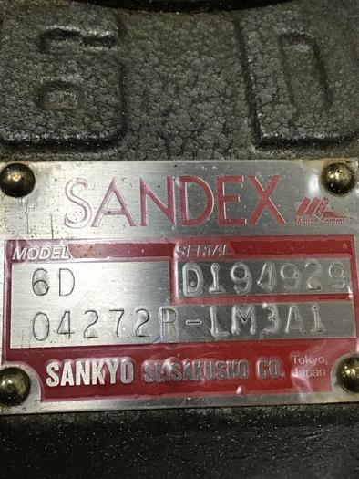 Used SANDEX Indexing Drive & Motor 6D04272R-LM3A1 Used
