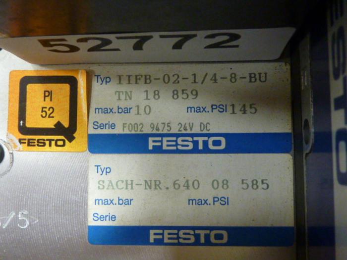 Used FESTO Control Block IFB1-02 #52772