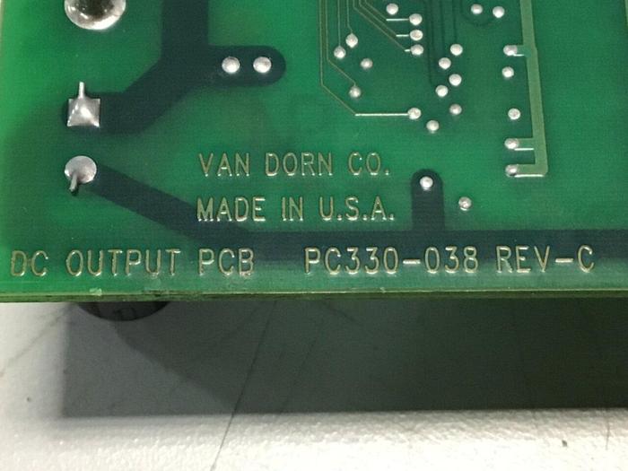 Used VAN DORN Pathfinder DC Output Board PC330-038 Used
