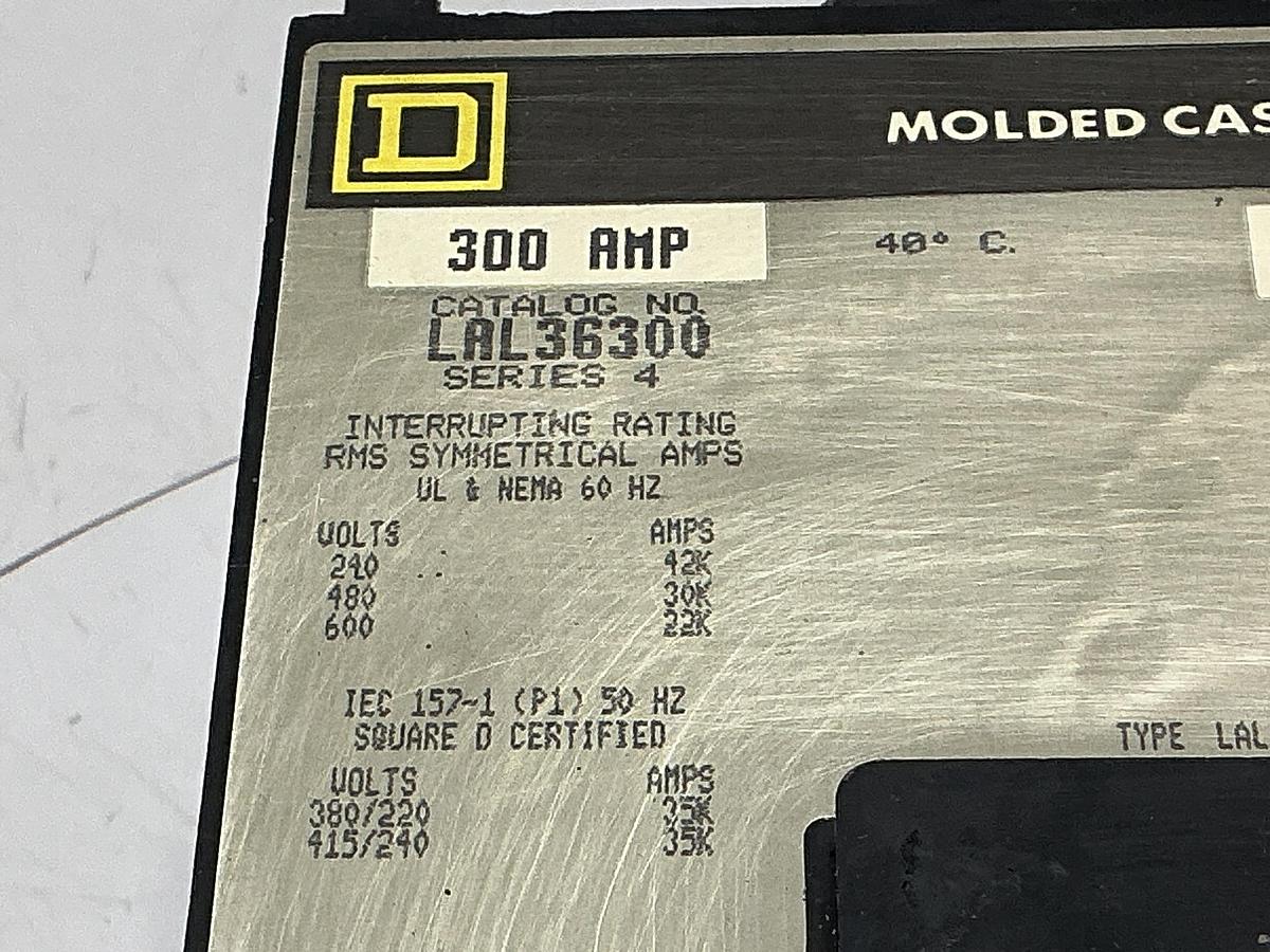 Used SQUARE D LAL36300