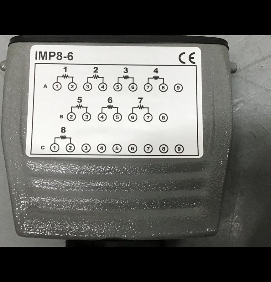 IDEAL MACHINERY 8 Zone Power Cable IMP8-6 NEW #150569