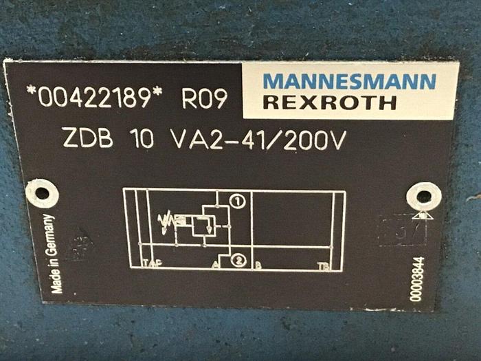 Used REXROTH Valve ZDB 10 VA2-41/200V Used