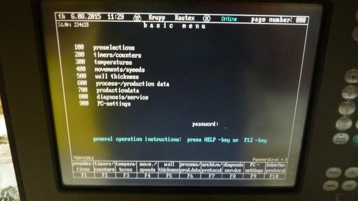 Used NEMATRON CORP Operator Interface IC73F1-H8A1A1A0 Used