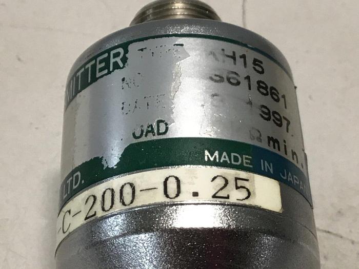 Used NAGANO Pressure Transmitter KH15-PT14-C-200-0.25 #126530